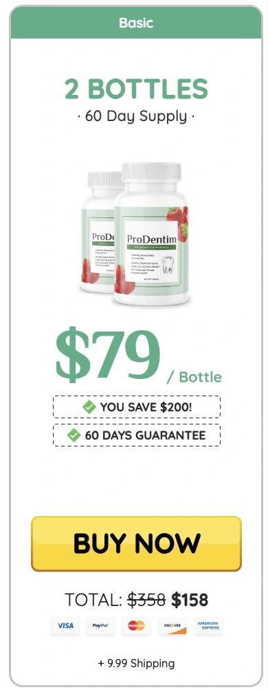 ProDentim order one bottle